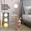 Nordic Modern Rabbit Table LED Floor Lamp for Living kids Children‘s room Bedroom Coffee Bedsidecorner Ambient Night LIght