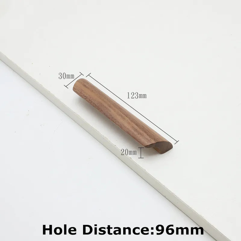 1pc Log Style Kitchen Cabinet Handle Drawer Solid Wood Furniture Wooden Door Drawer Knobs Cupboard Handles for Furniture