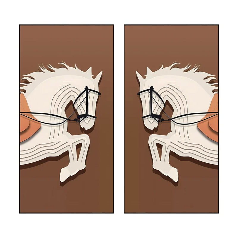 Modern Luxury Horses Canvas Posters and Prints Wall Art Entrance Decorative Painting Porch Living Room Home Decor Cuadros
