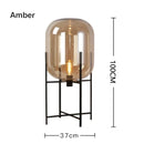 Nordic Minimalist Luxurious Glass Led Floor Lamp Designer Bedroom Bedside Table Light High-end Living Room Decoration Lighting