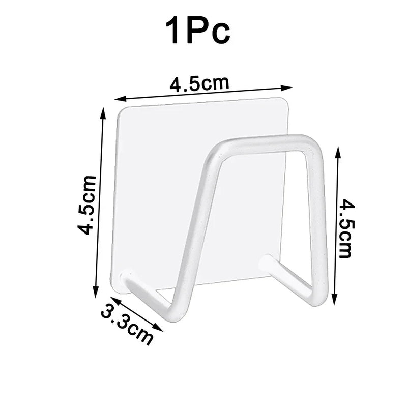 Kitchen Sponges Holder Stainless Steel Sink Shelf Adhesive Holders Drain Drying Rack Wall Hooks Accessories Storage Organizer