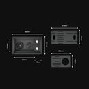 Kitchen Sink Small Single Slot Invisible Basin High Pressure Cup Washer Double Layer Drainage Cover Plate Lift Type Faucet