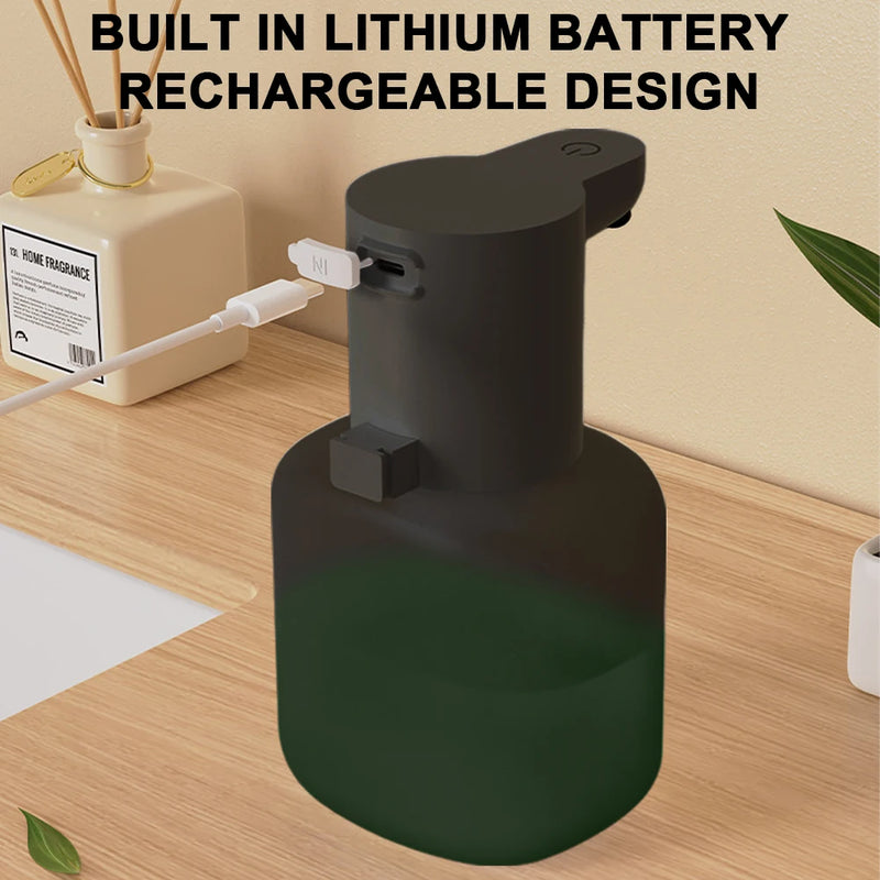 550ml Automatic Soap Dispenser Foam/Gel USB Charging Smart Infrared Sensor Liquid Dish Soap Dispensers Hand Sanitizer Machine