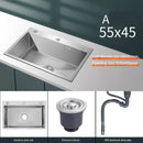 Stainless Steel Chinese Kitchen Sinks for Kitchen Sink Thickened Brushed Process Simple and Creative Kitchen Sink for Restaurant