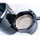 1pc Thin style Air Fryer Baking Tray Reusable Silicone Air Fryer Tray Pizza Fried Chicken BBQ Pan Mat Baking Dishes & Pans