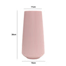 Morandi Plastic Vase Living Room Decoration Ornaments Modern Origami Plastic Vases for Flower Arrangements Home Decoration