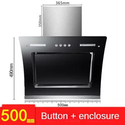 Kitchen Ventilator Suction Range Hood Small stove Side suction Cooker Hood Wall-mounted Smart cleaning Exhaust Hood 50/55/60cm