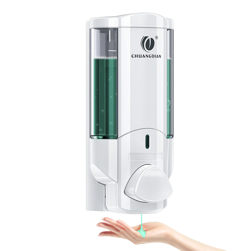 Wall Soap Liquid Dispenser No Drill Bathroom Shampoo and Conditioner Bottle Kitchen Dish Soap Detergent Container 1/2/3*200ML