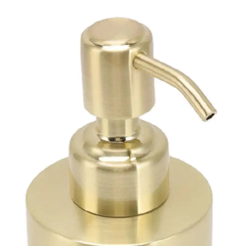 Soap Bottle Dispenser Stainless Steel Bottle Large Capacity  Sink Countertop Soap Dispenser Gold Bathroom Lotion Bottle