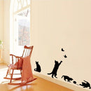 Creative Lazy Black Cat Wall Sticker Home Room Decoration Murals Wall Decals Art Wallpaper Amimals Vinyl Stickers