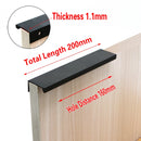 Cabinet Pulls Drawer Knobs  Black Silver Orange Gold Hidden  Handles Stainless Steel  Kitchen Cupboard Furniture Hardware