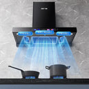 Top Suction Range Hood: Household. Kitchen. Large Suction. T-Type. Automatic Cleaning. European Style.