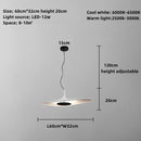Italian Postmodern Irregular Nordic LED Chandelier for Living Dining Room Bedroom Exhibition Hanging Lamp Black Decor Lights