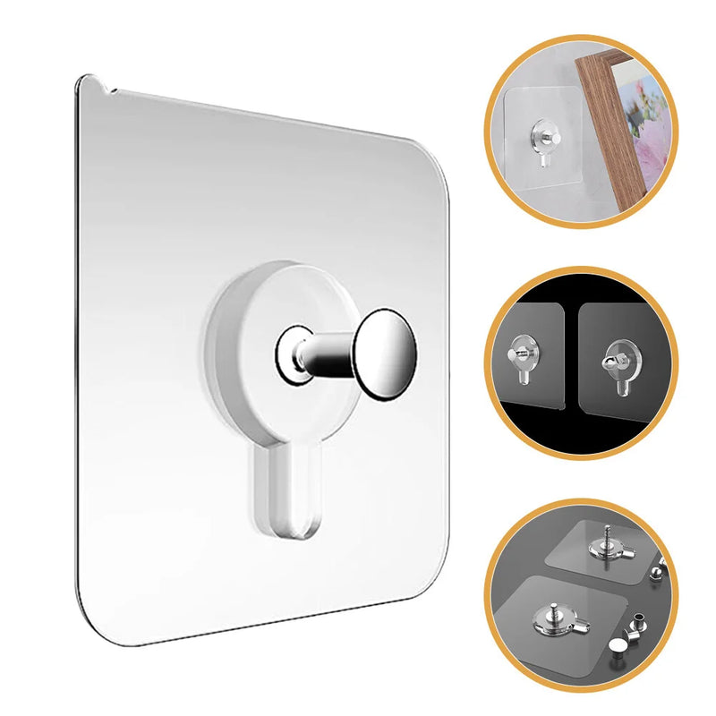 30Pcs Easily Hang Pictures On Walls Without Nails Using These Strong And Transparent Adhesive Hooks Photo Frame Holder Sticker