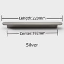 Luxury Black Kitchen Cabinet Handles Gold Door Dressers Wardrobe Closet Drawer Knobs Silver Closet Furniture Decoration Pulls