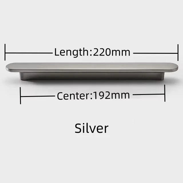 Luxury Black Kitchen Cabinet Handles Gold Door Dressers Wardrobe Closet Drawer Knobs Silver Closet Furniture Decoration Pulls