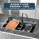 Honeycomb Embossed 304 Stainless Steel Sink, Kitchen Sink 304 Large Single Sink, Thickened Vegetable Basin, Dishwasher