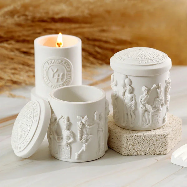 Norway Swedish Aromatherapy Candle Holder Wholesale Resin Ceramic Cup Fragrance Handmade DIY Home Decoration Ornament Wedding