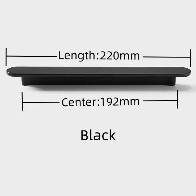 Luxury Black Kitchen Cabinet Handles Gold Door Dressers Wardrobe Closet Drawer Knobs Silver Closet Furniture Decoration Pulls