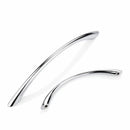 Curved Handles Wardrobe Cabinet Pull Handles Drawer Knobs Zinc Alloy Cupboard Door Handle Furniture Fitting Home Hardware