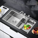 Thickened Kitchen Sinks Modern Stainless Steel Furniture Household Sink 304 Hand Double Trough Sinks Under Kitchen Sink
