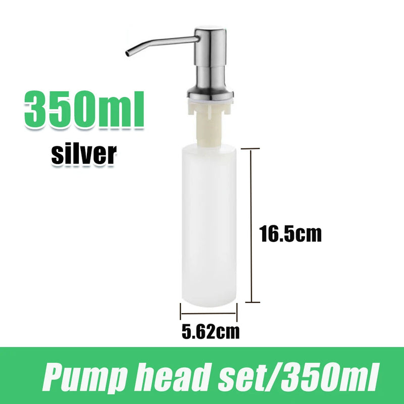 350/500ML Kitchen Liquid Soap Dispenser Pumps Kitchen Bathroom Soap Dispenser Sink Soap Bottle Kitchen Tool Bottle Accessories