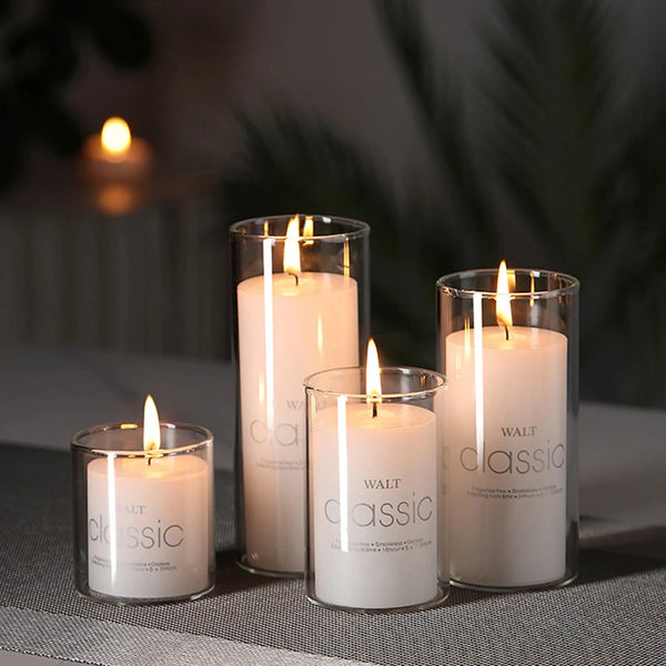 Hurricane Candle Holder For Wedding Centerpieces Pillar Candles Event Home Office Chimney Tube Cover Floating Candle Vases