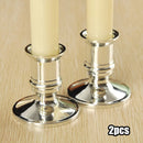 2pcs Taper Standard Candle Holders Candlestick Dinner Decorative Holder For Wedding Birthday Party Desktop Decor Ornaments