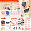 Kitchen Toys Girl Baby Can Cook Funny Mini Kitchen items Real Cooked Family Toy Set Birthday Gift Girl Toys Kitchen accessories