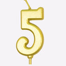 New Gold Digital Candle Birthday Number Cake Candle Drop Ship 0 1 2 3 4 5 6 7 8 9 Cake Girls Boys Baby Party Supplies Decoration