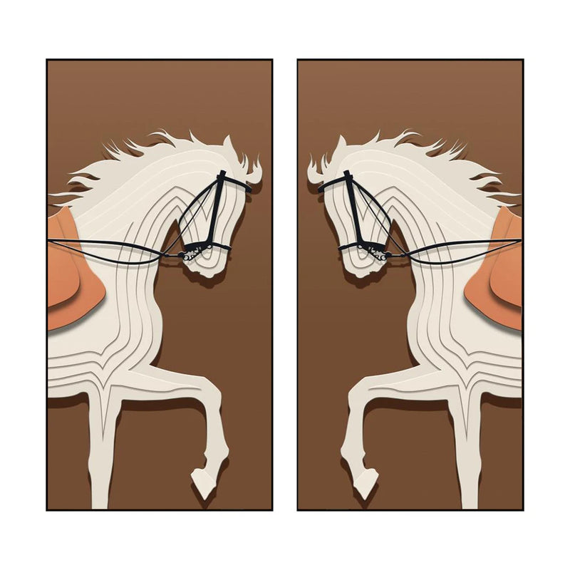 Modern Luxury Horses Canvas Posters and Prints Wall Art Entrance Decorative Painting Porch Living Room Home Decor Cuadros