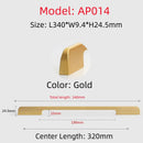 Long Simple Kitchen Cabinet Door Handles Aluminum Alloy Drawer Handle Pulls Wardrobe Cupboard Door Pull Furniture Hardwar Pulls