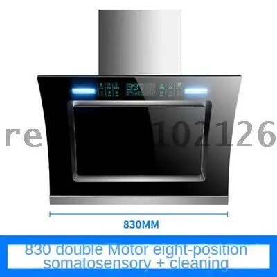 Household Multi-function Kitchen Range Hood Large Suction Double Motor Side Suction Small Rental Range Hood