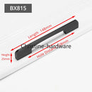 Fashion Black Hidden Cabinet Handles Aluminum Alloy Kitchen Handles Cupboard Pulls Drawer Knobs Furniture Room Door Hardware