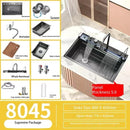 Newest 5MM thickness Home European Standard Built-In Black Nano Undermount Stainless Steel kitchen sink