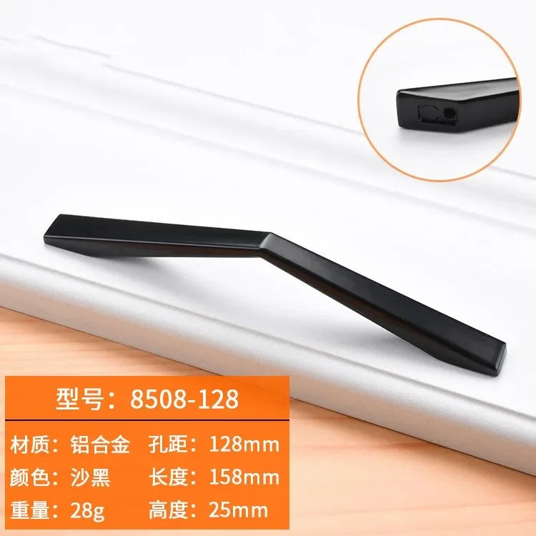 Black Handles Furniture Cabinet Knobs Muebles Handle Kitchen Handles Drawer Knobs Cabinet Pulls Cupboard Handles Knobs