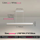 Designer dining room chandelier simple modern Nordic dining table bar table lamp minimalist led long office chandelier