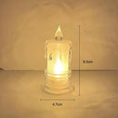 Flickering Flameless Battery Power LED Candles Tealight Night Lights Lamp for Wedding Birthday Party Valentine's Day Home Decor