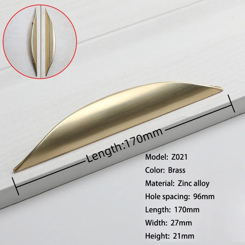 Simple Kitchen Cabinet Handels Furniture Decoration Door Handles Knobs for Cabinets and Drawers Zinc Alloy Drawer Pulls