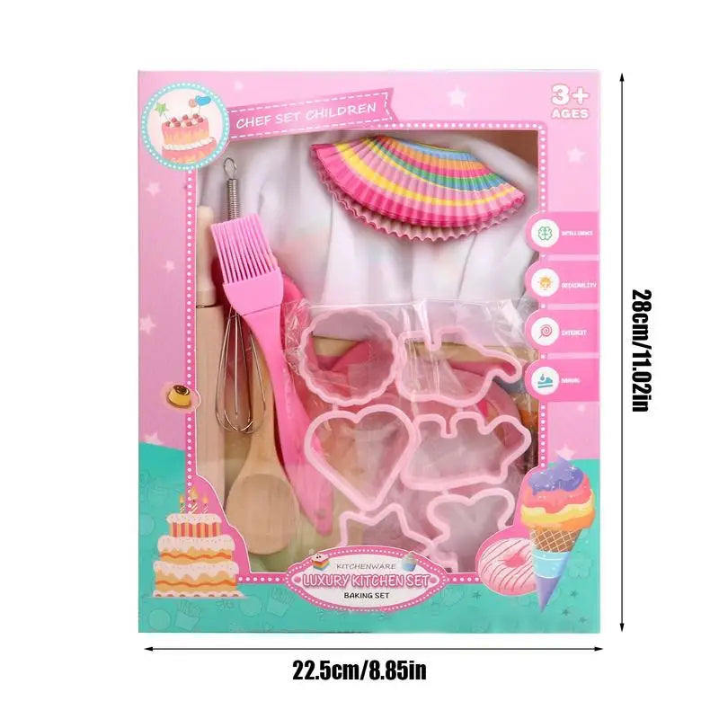 Children Cooking Set Kids Cooking and Baking Set Pretend Kitchen Tools for Toddler 3 Kids Cooking Sets Toddler Toys Kitchen Set