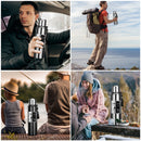1000ML Stainless Steel Thermos Bottle Sport Thermal Water Bottle Keep Cold and Hot Insulated Cup Outdoor Campping Vacuum Flasks