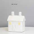 Modern Lantern House Candle Lanterns Vintage Lantern Decor for Halloween, Christmas, Home Decor, Tabletop, Fireplace Shelf Decor
