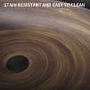 Brown Ceramic Vessel Sink Vanity Bowl Oval Bathroom Table Sink Lavatory Balcony Art Basin Above Counter Pedestal Washing Basin