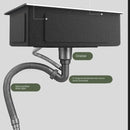 Stainless Steel Chinese Kitchen Sinks for Kitchen Sink Thickened Brushed Process Simple and Creative Kitchen Sink for Restaurant