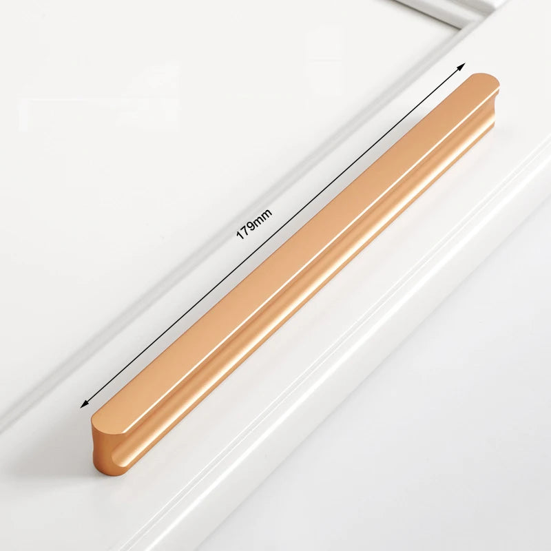 Furniture Drawer Pulls Aluminum Alloy Long Wardrobe Kitchen Cabinet Door Knobs Nordic Shoe Cupboards Cabinet Handles Hardware