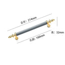 Modern Light Luxury European Wardrobe Cabinet Door Handle Drawer Shoe Cabinet Furniture Hardware Circular Tube Handle