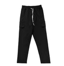 2024 new men's casual slacks Korean version of the trend with pants summer thin drop feeling wide-legged cargo pants