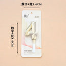 1Pc New 0-9 Number Birthday Candles Extended Big 3D Design Cake Candle Topper Decoration For Birthday Anniversary Celebration