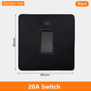 Eu Black Retro Toggle Wall Light Switch belt. Antique Switch socket with USB charging. 220V1gang2way Speed control switch