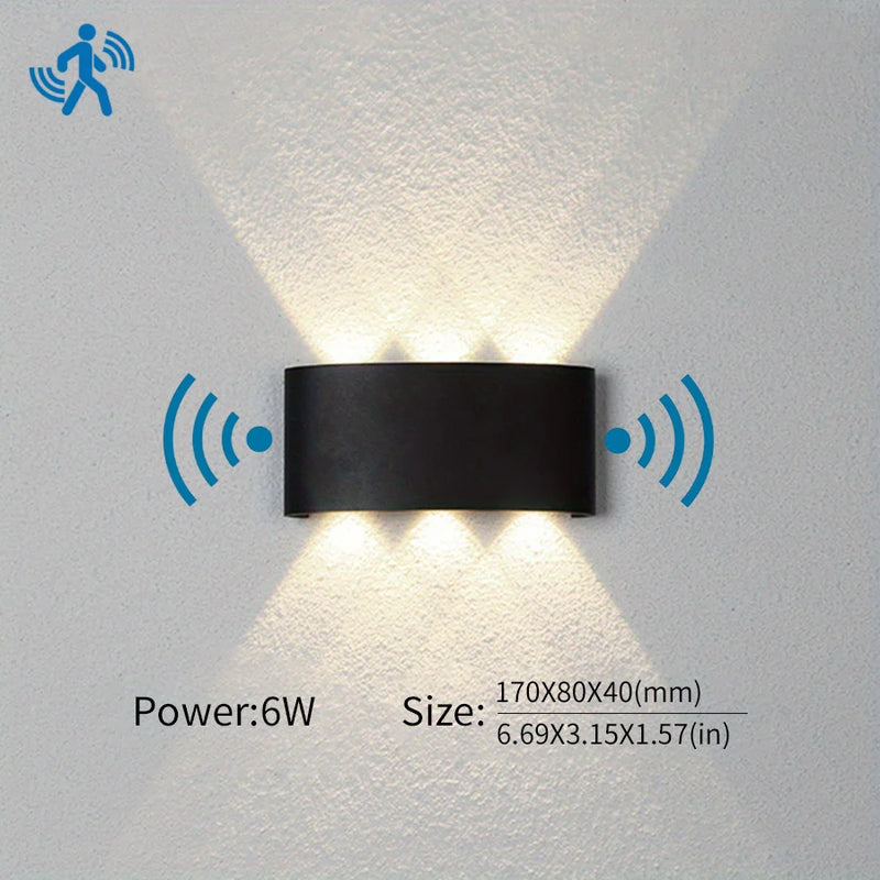 Up and Down LED Wall Lamp Waterproof IP66 Interior Wall Light For Bedroom Living Room Corridor Indoor Outdoor Lighting